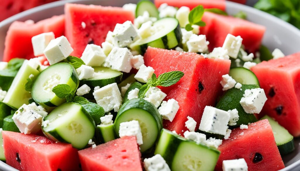 watermelon feta salad