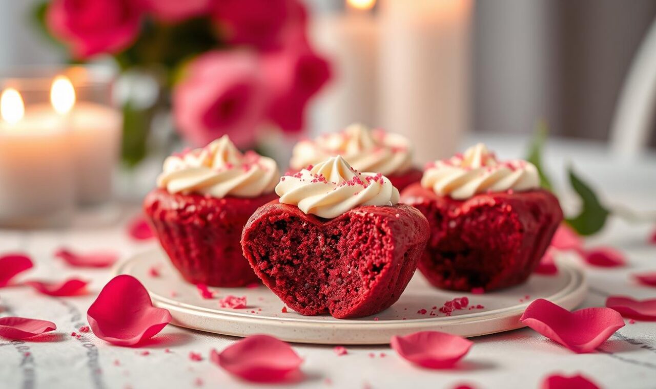 Red Velvet Cheesecake Brownie Bites - Valentines Day Recipe